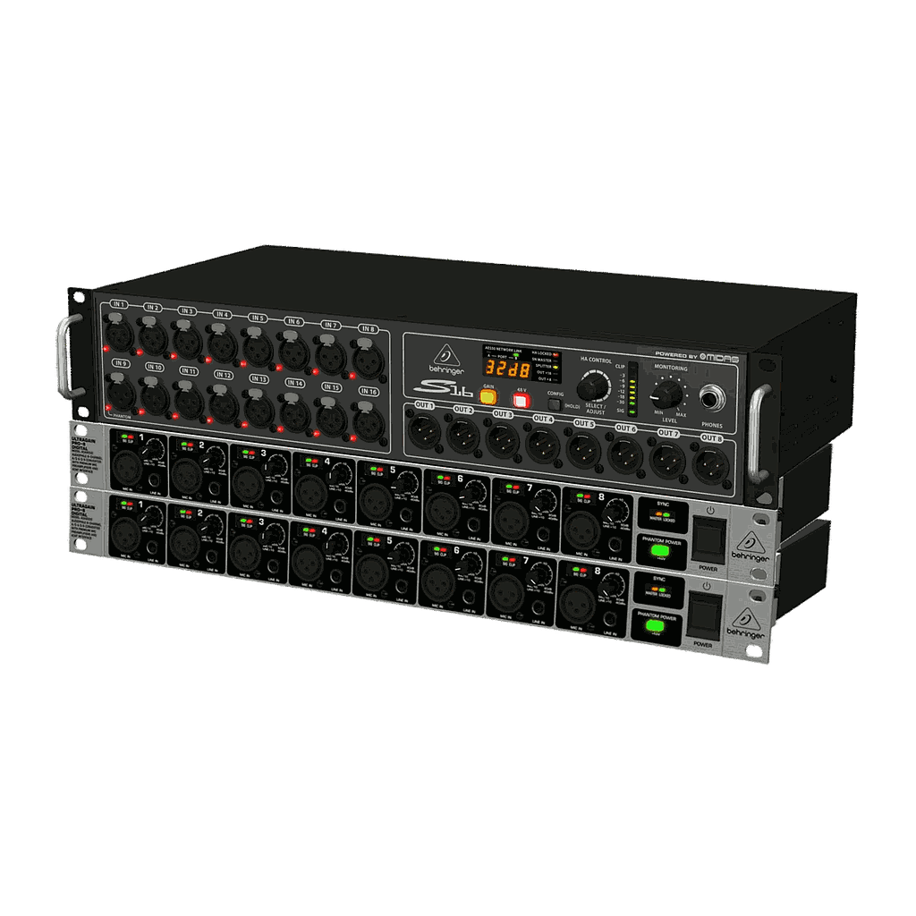 Digitale Stagebox Behringer S16 + 16 Kanal Split