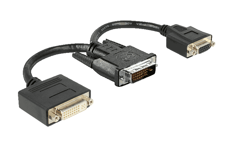 DVI male Splitter > DVI female + VGA female