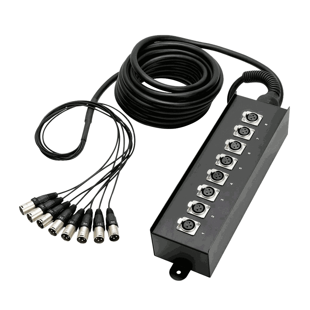 XLR 8|0 Multicore 10m Stagebox